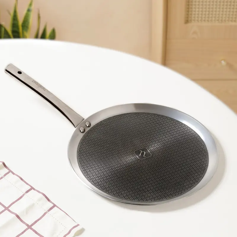 32Cm Honeycomb Non-Stick Tri-Ply Dosa Tawa – Induction And Stovetop Compatible 1