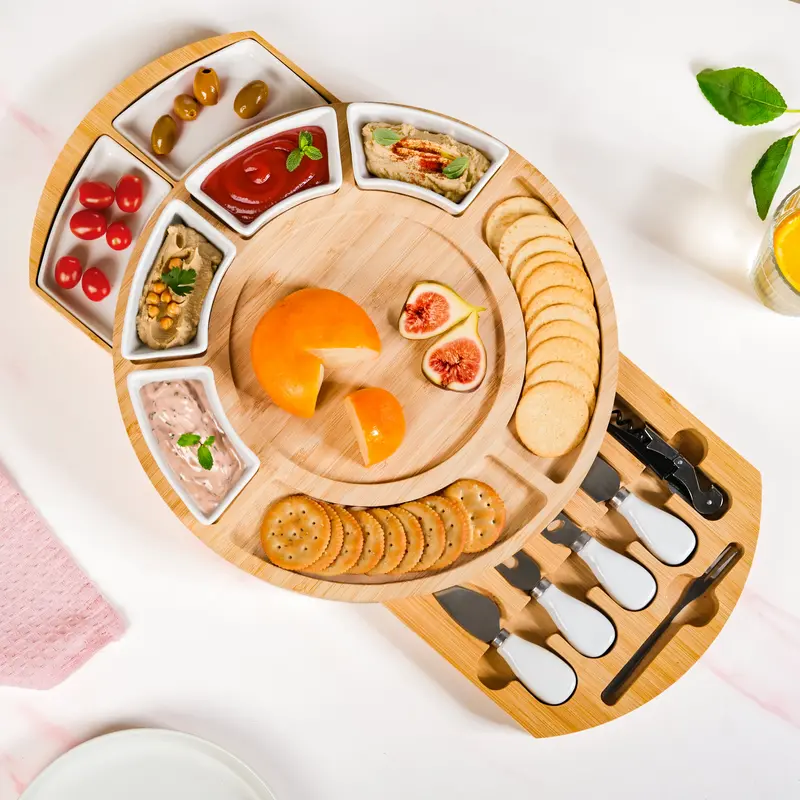 All-In-One Expandable Charcuterie Hosting Set (12-Piece) 1