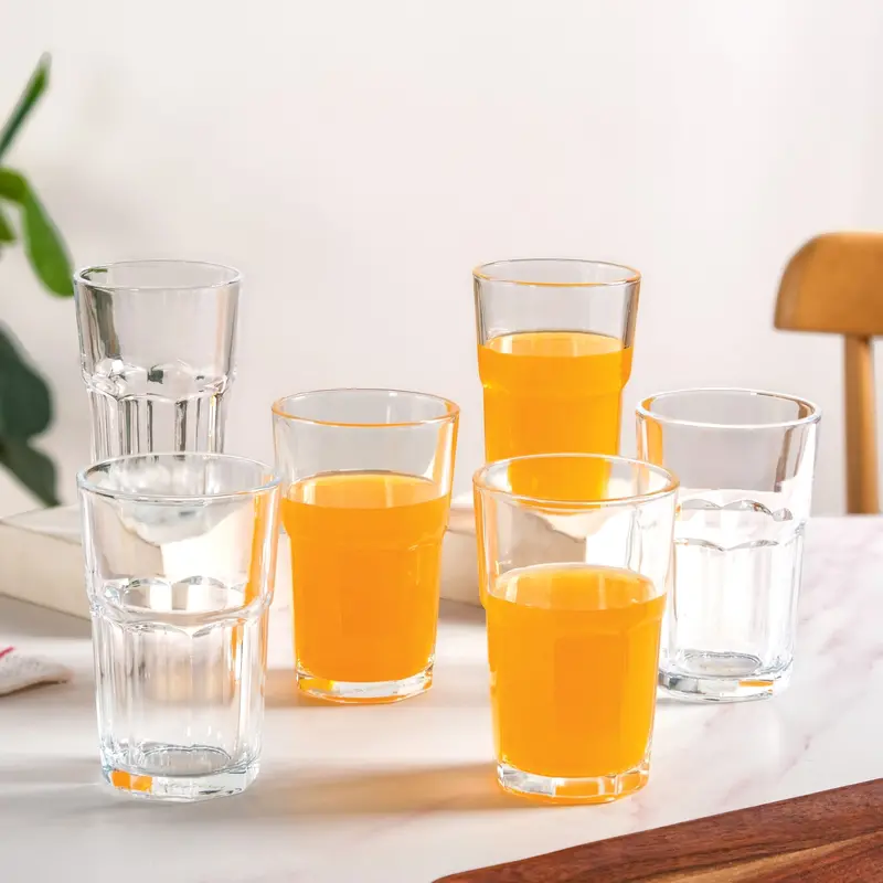 All-Purpose Glass Tumblers – Versatile Set Of 6 (310Ml Each) 1