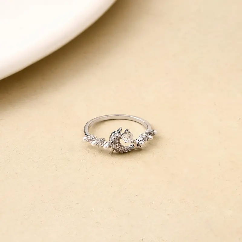Aqua Dolphin Silver Stud Earrings 1