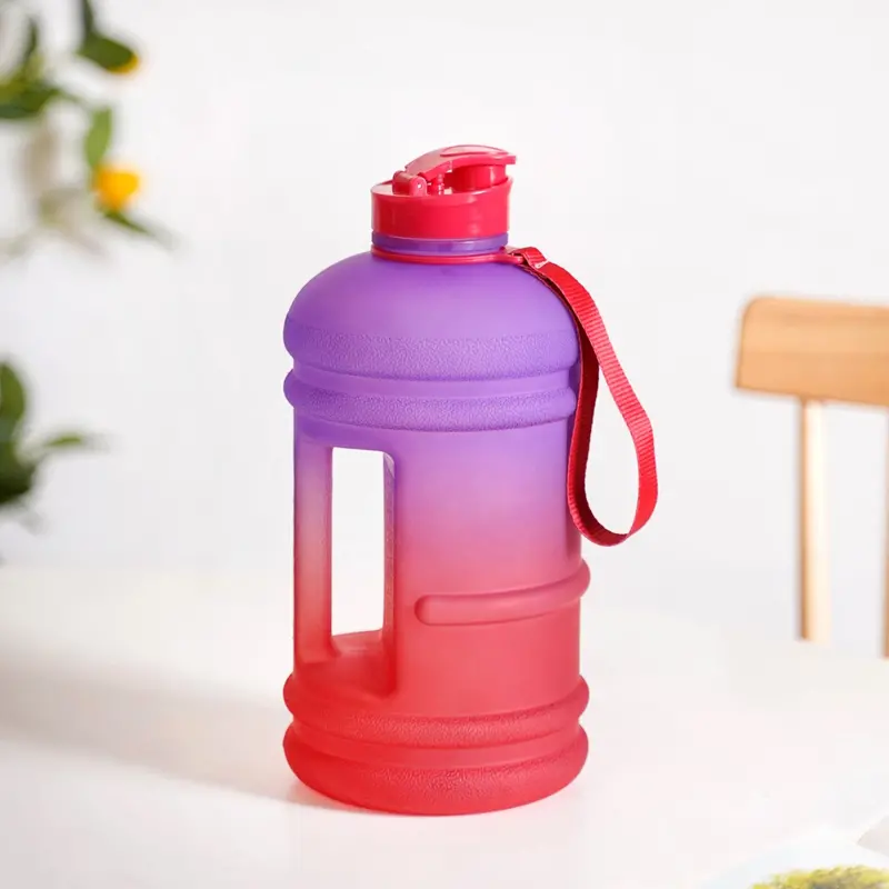 Aquaburst 2.2L Handle-Equipped Gym Bottle – Purple To Red Ombre 1