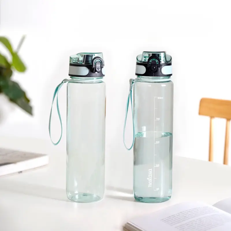 Aqualite Mint Frost Leakproof Sipper Bottle Pair – Ideal For Office & Gym, 2×1000Ml 1