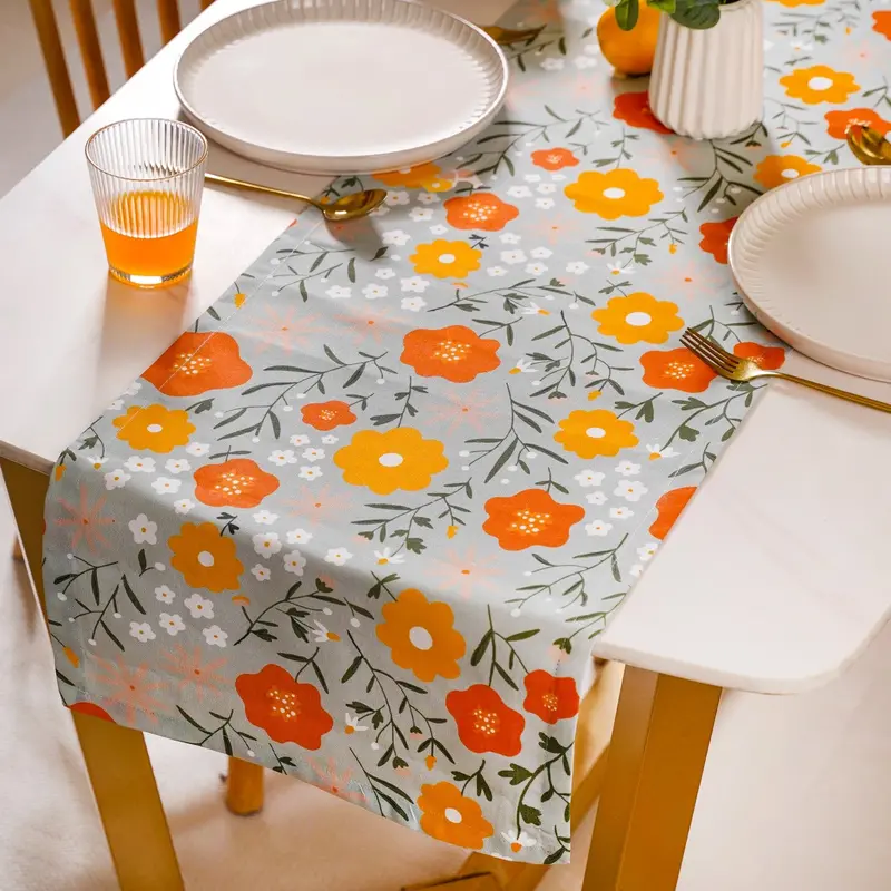 Arancia Luxe Cotton Table Runner 1
