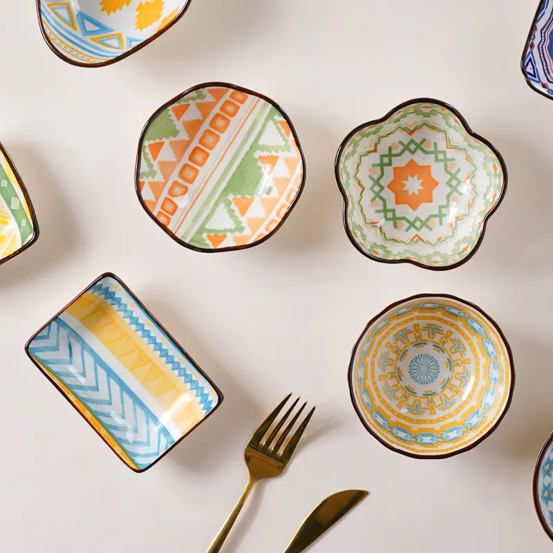 Artfully Printed Small Ceramic Bowl 1