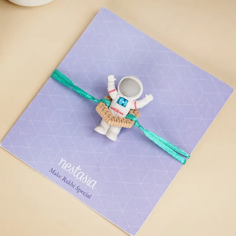 Astronaut-Themed Rakhi Set For Children – 'To The Moon And Back' 1