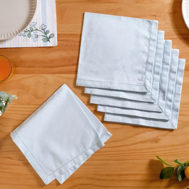 Azzurro 6-Piece Premium Cotton Napkin Set 1