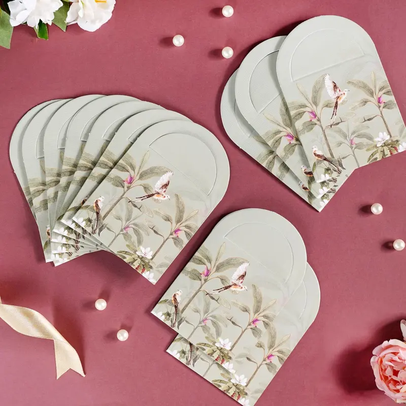 Birds Of Paradise Cash Gifting Envelopes (12 Pcs) 1