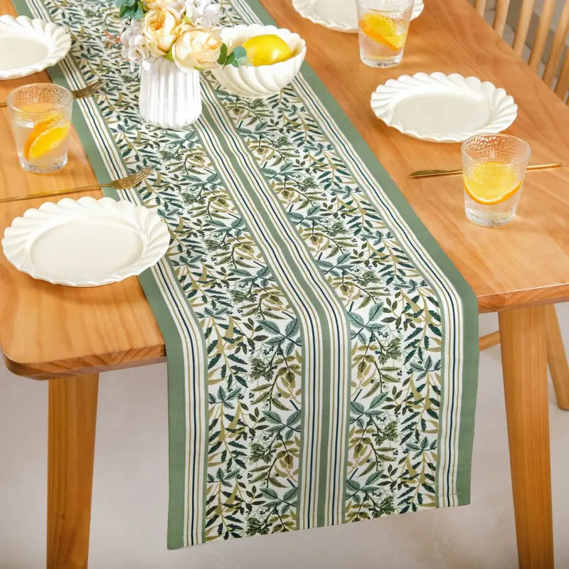 Botanica Cotton Table Runner – 8-Seater (264X35Cm) 1