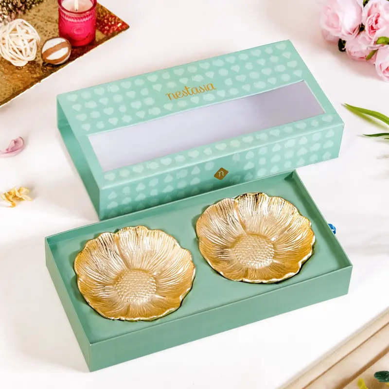 Botanical Design Trinket Bowl Set (2 Pcs) 1