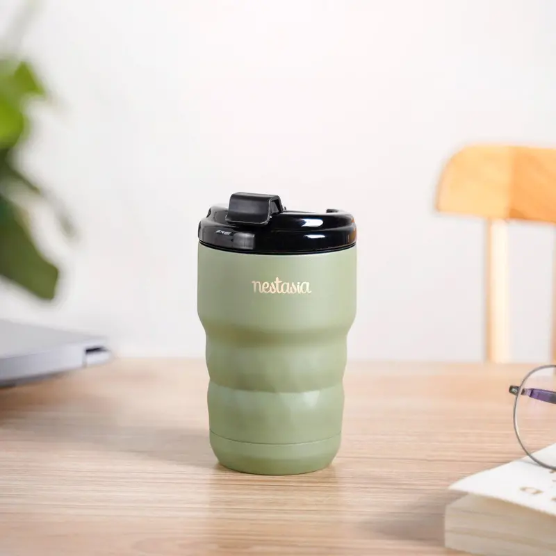 Brewster Seaweed Green Insulated Coffee Tumbler – 350Ml 1