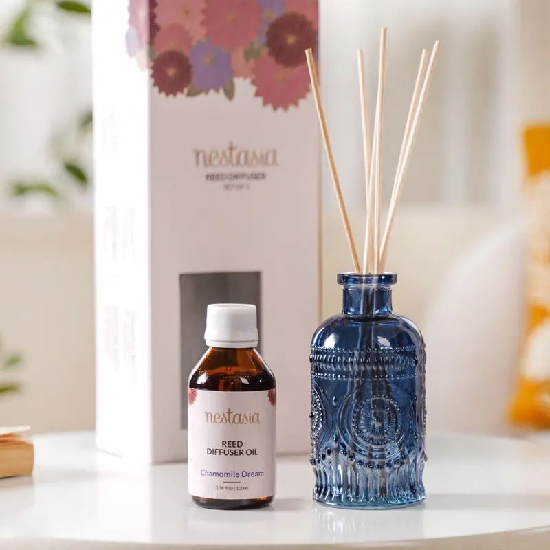 Chamomile Dream Reed Diffuser Trio – Calming Fragrance Set 1