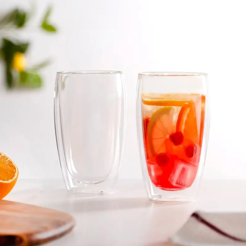 Chilled Cocktail Glasses With Double-Wall Insulation – Set Of 2 (400Ml) 1