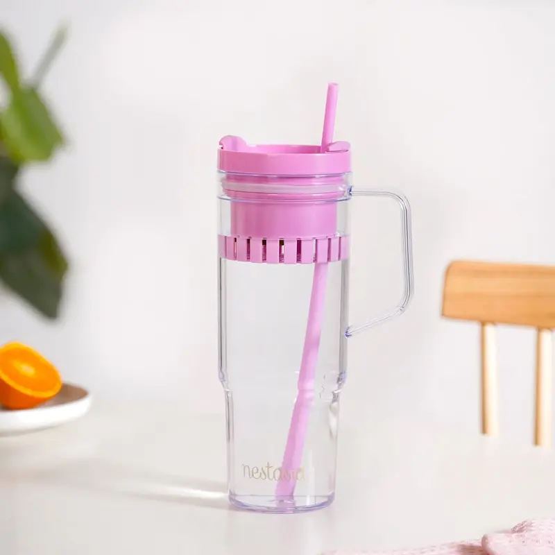 Citrify Pink Flamingo Large Spill-Proof Infuser Water Bottle – 1210Ml 1