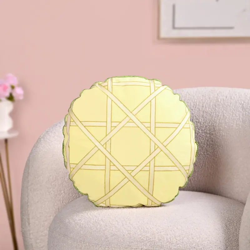 Citrine Stripes Decorative Cushion Cover (40Cm) 1