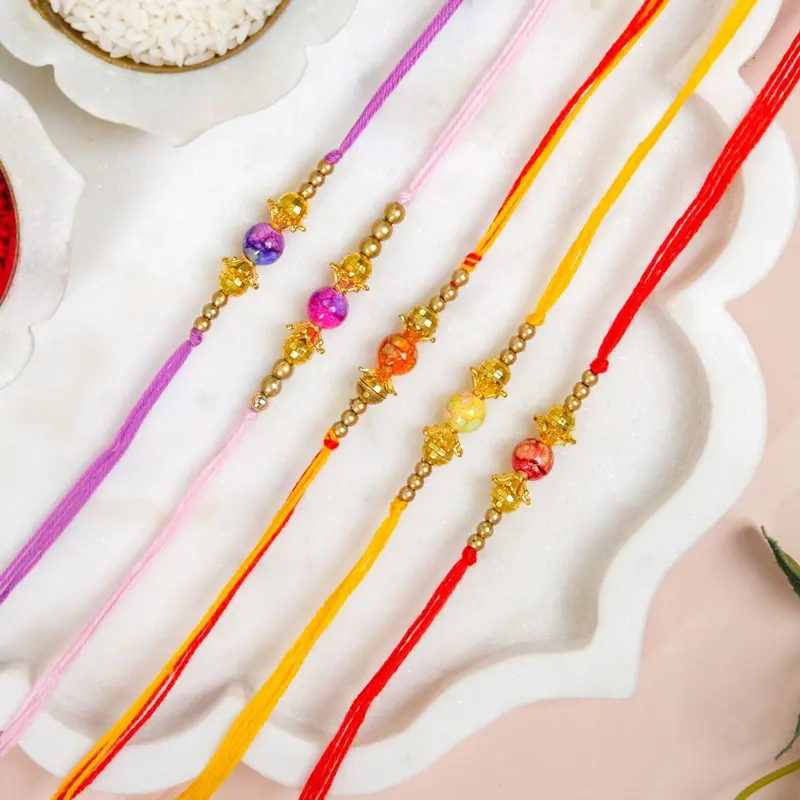 Classic 5-Piece Rakhi Gift Pack For Brothers 1
