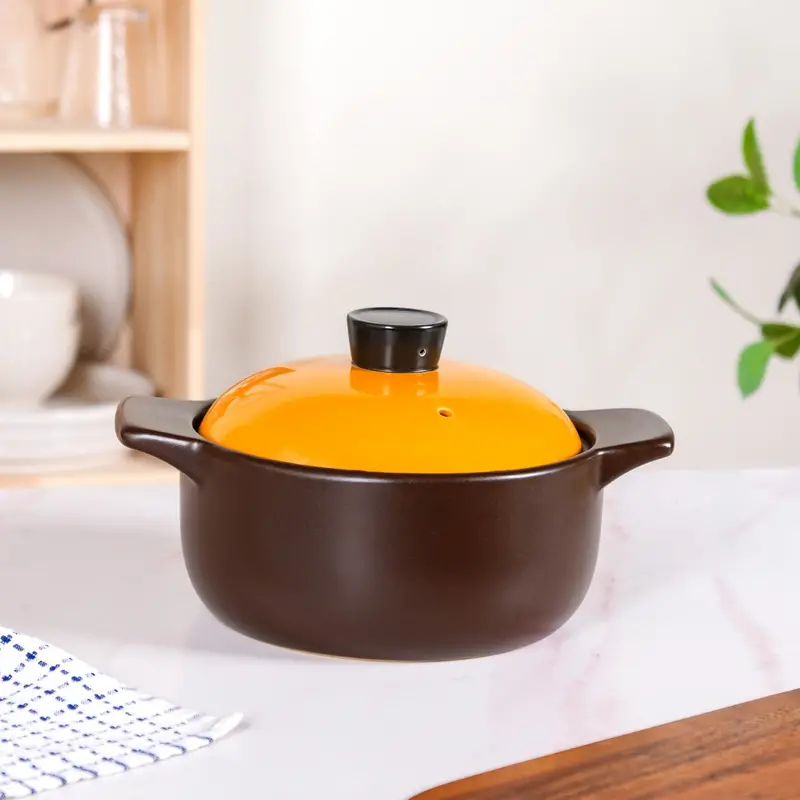 Clementine 2.2L Japanese-Inspired Ceramic Cooking Pot 1