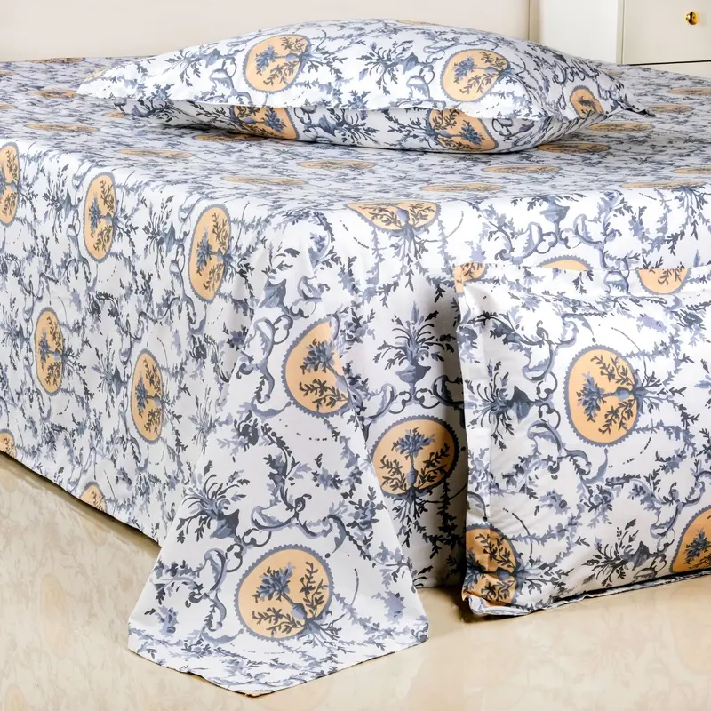 Coastal Chateau King Printed Cotton Bedding – 275 X 275 Cm 1