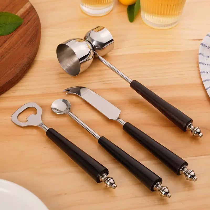 Cocktail Alchemy Bar Toolkit – Premium 4-Piece Stainless Collection 1