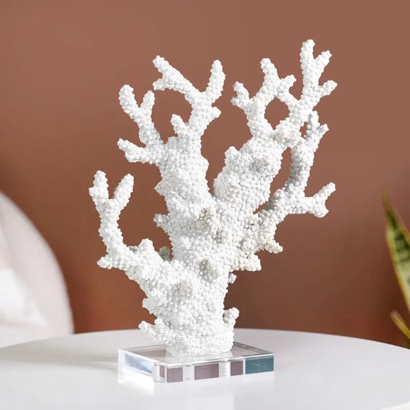 Coral Reef-Inspired Coffee Table Decor 1