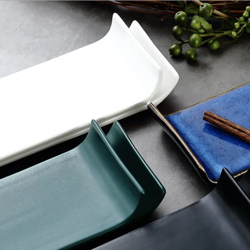 Crisp White Long Serving Plate 1
