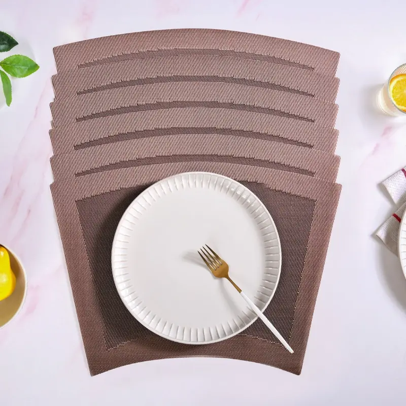 Curvilinear Dinner Table Mats – Set Of 6 1