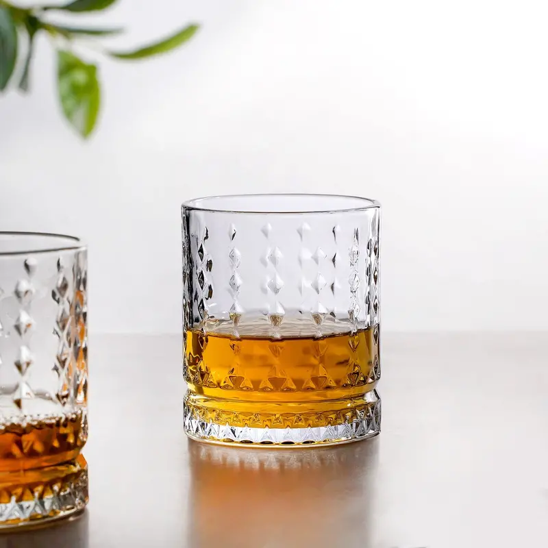 Diamond-Accent Whiskey Glass Set – 6 X 380Ml 1