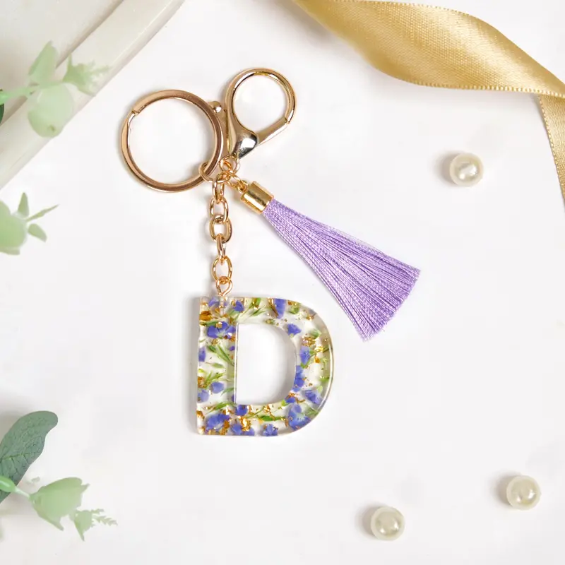 Dual-Hook Dainty Keychain With Dreamy Aesthetic 1