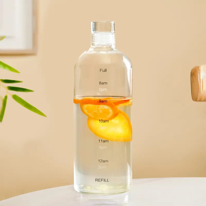 Durable Borosilicate Glass Water Bottle With Ergonomic Handle – 1050Ml 1