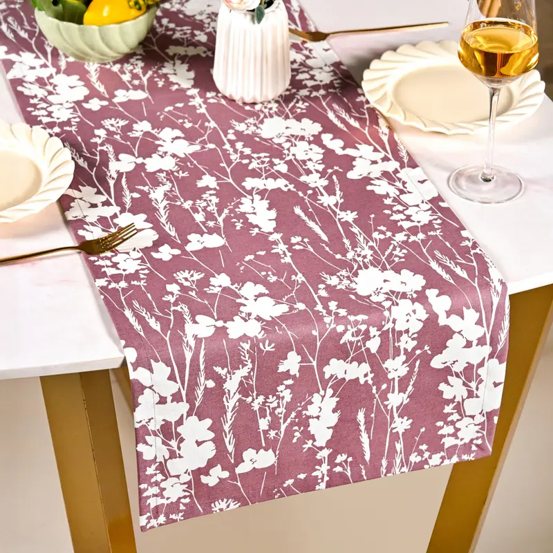 Dusty Mauve 8-Person Water-Resistant Runner – 264 X 35 Cm 1
