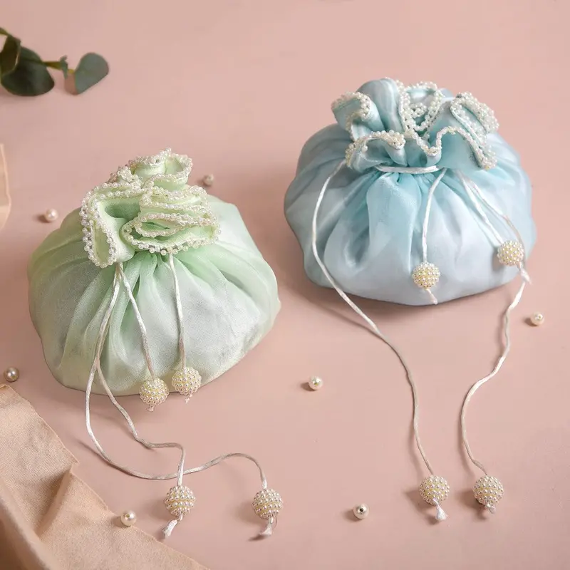 Elegant Pearl Potli Bag Gift Set (2 Pieces) 1
