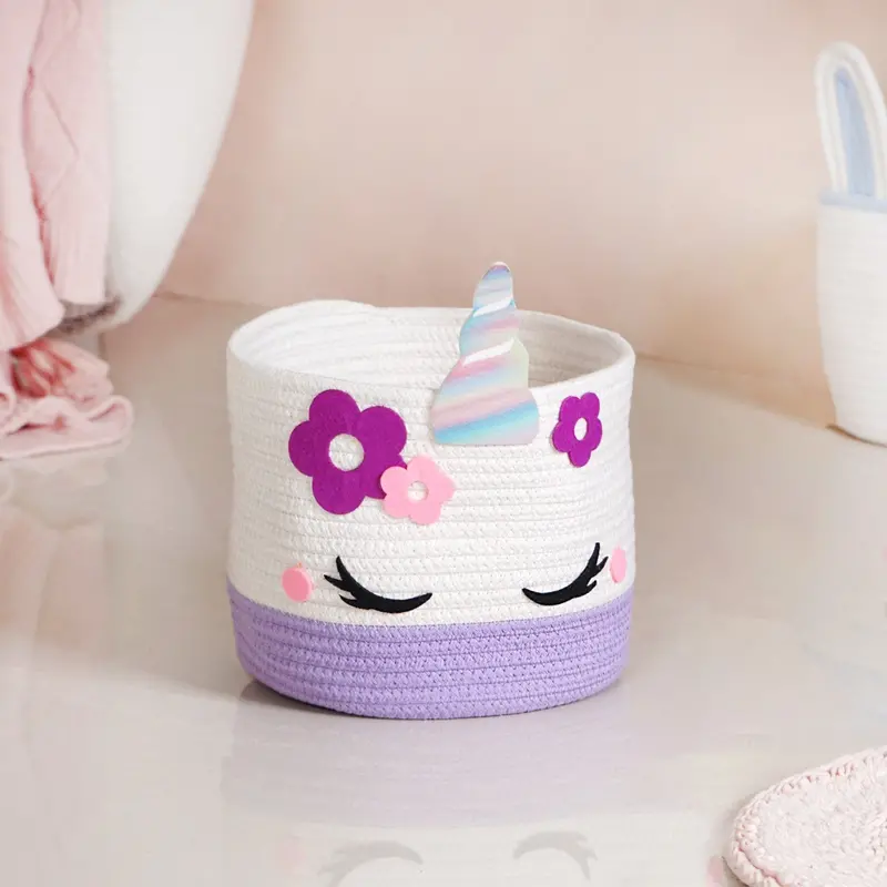 Enchanted Baby Unicorn Toy Storage Basket – 27 Cm 1
