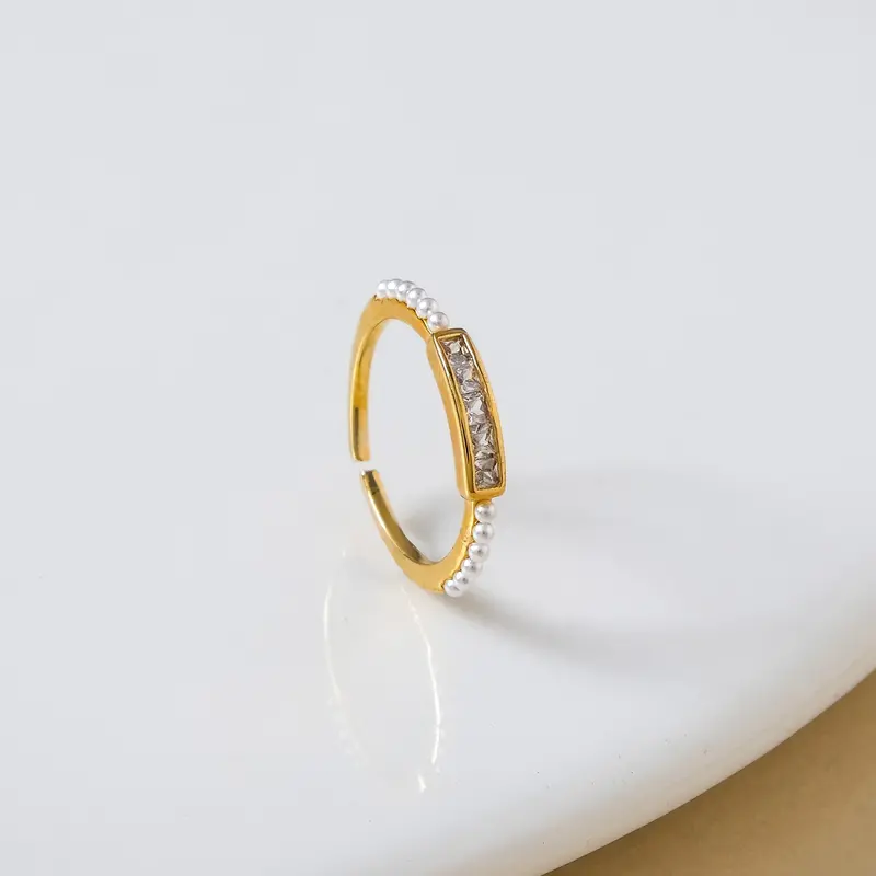Ethereal Charm Open-Adjustable Gold Ring 1