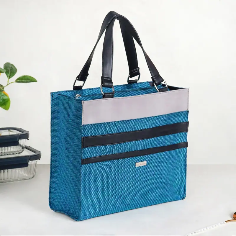 Everyday Lightweight Blue Insulated Lunch Bag 1