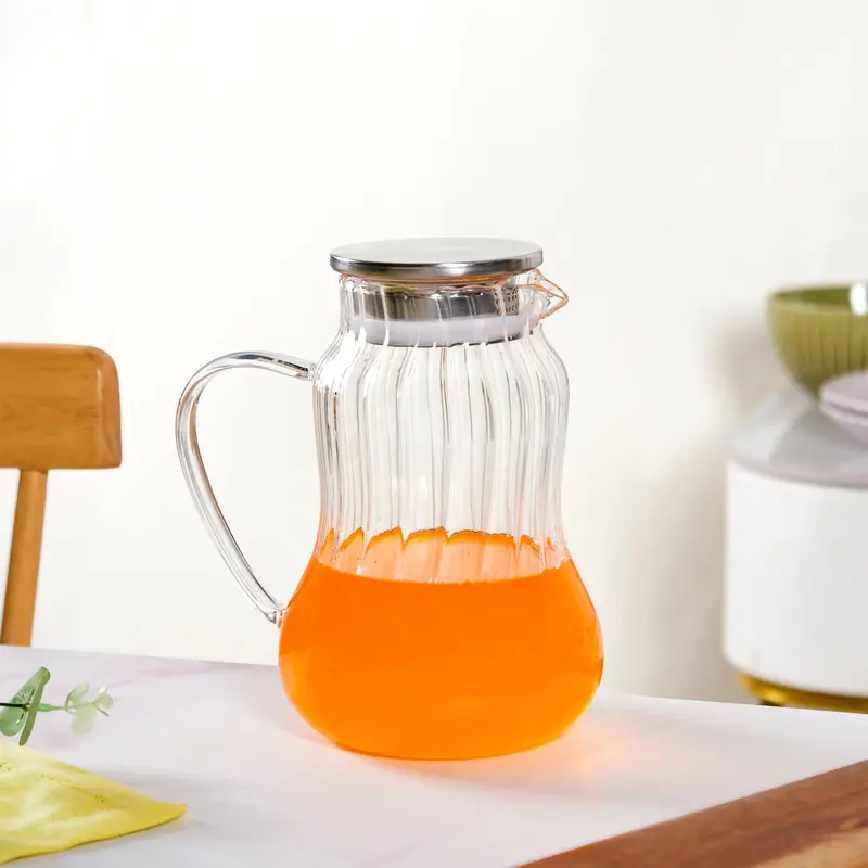 Extra-Tall Borosilicate Glass Jug For Entertaining – 1950Ml 1