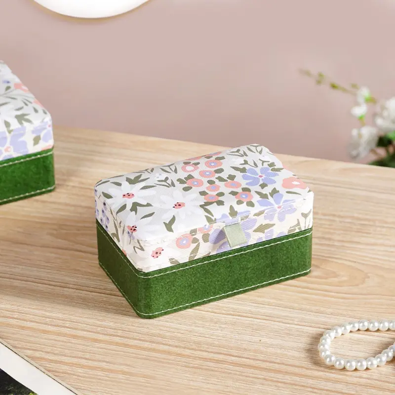 Florina On-The-Go Jewellery Case – Slim Portable Design With Mirror 1