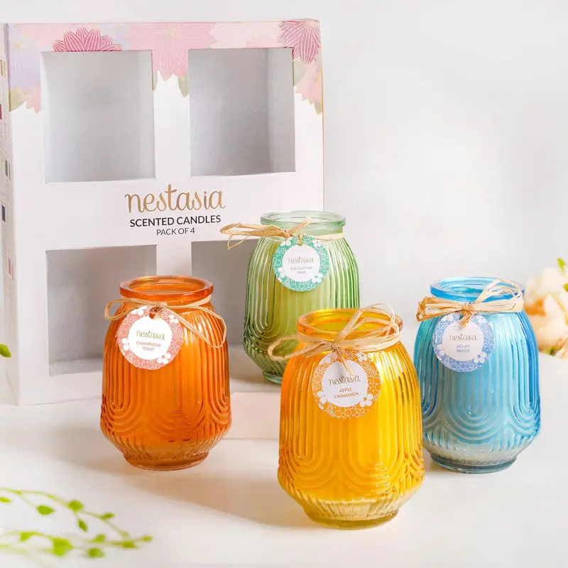 Fresh Vibes Scented Candle Set – 4 Unique Aromas 1