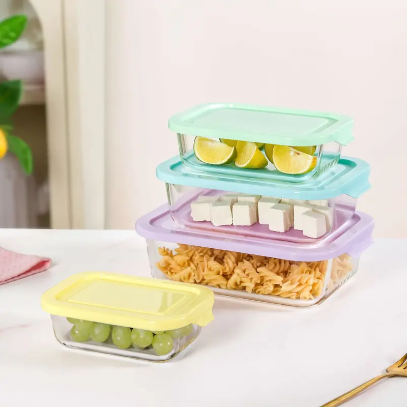 Freshlock Rectangular Meal Prep Storage Set – 4 Sizes 1