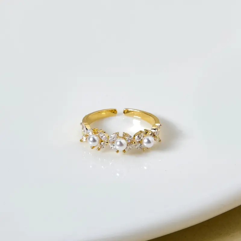 Garden Of Gems Gold Ring – Multi-Stone Artisan Design 1