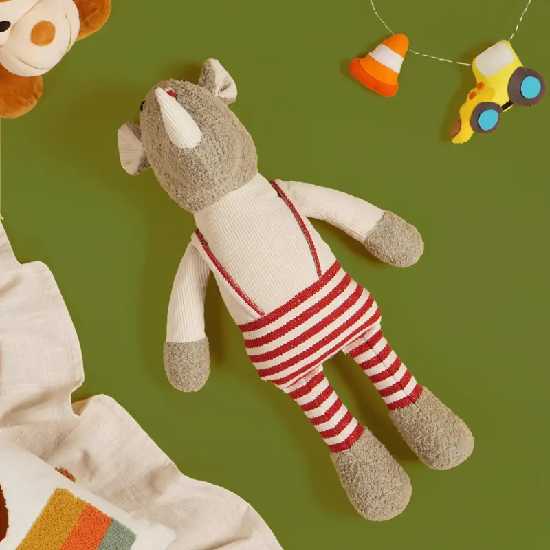 Gentle Baby Rhino Soft Toy For Toddlers 1