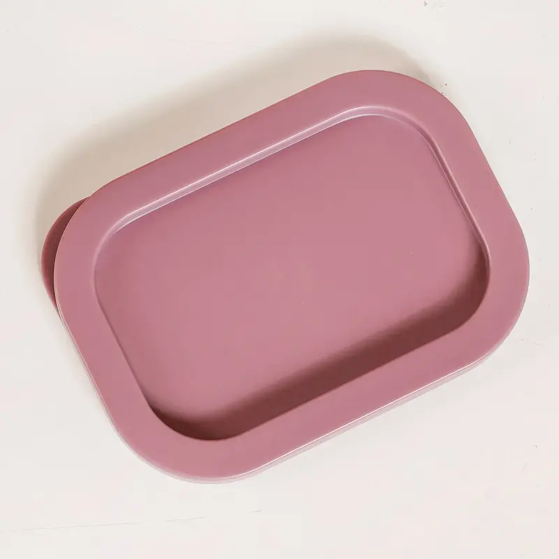 Groovo Pink Medium Storage Lid 1