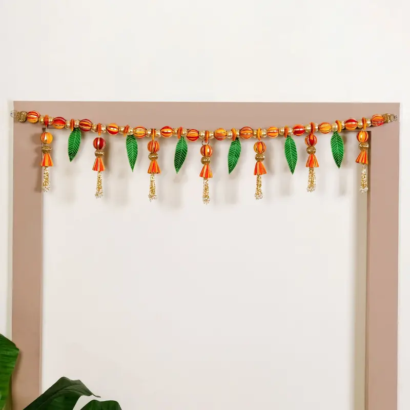 Handmade Mauli Toran For Puja – Sacred Ritual Decoration With Cotton Thread 1