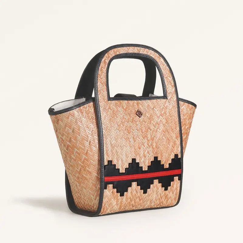 Handwoven Bengal Shitalpati Natural Fiber Tote Bag 1