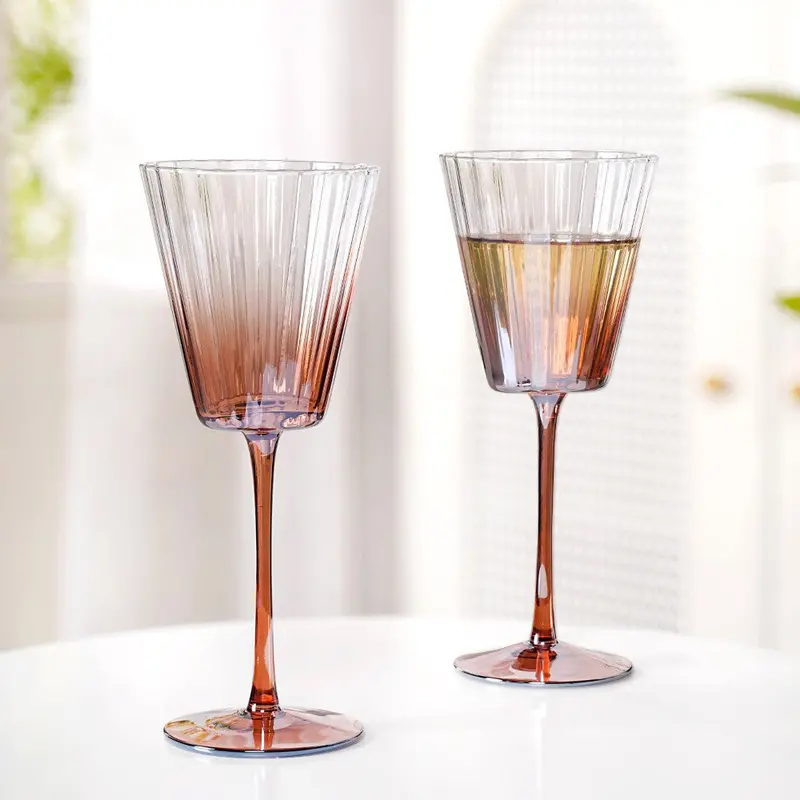 Helios Ombre 350Ml Classic Wine Glasses – Set Of 2 1