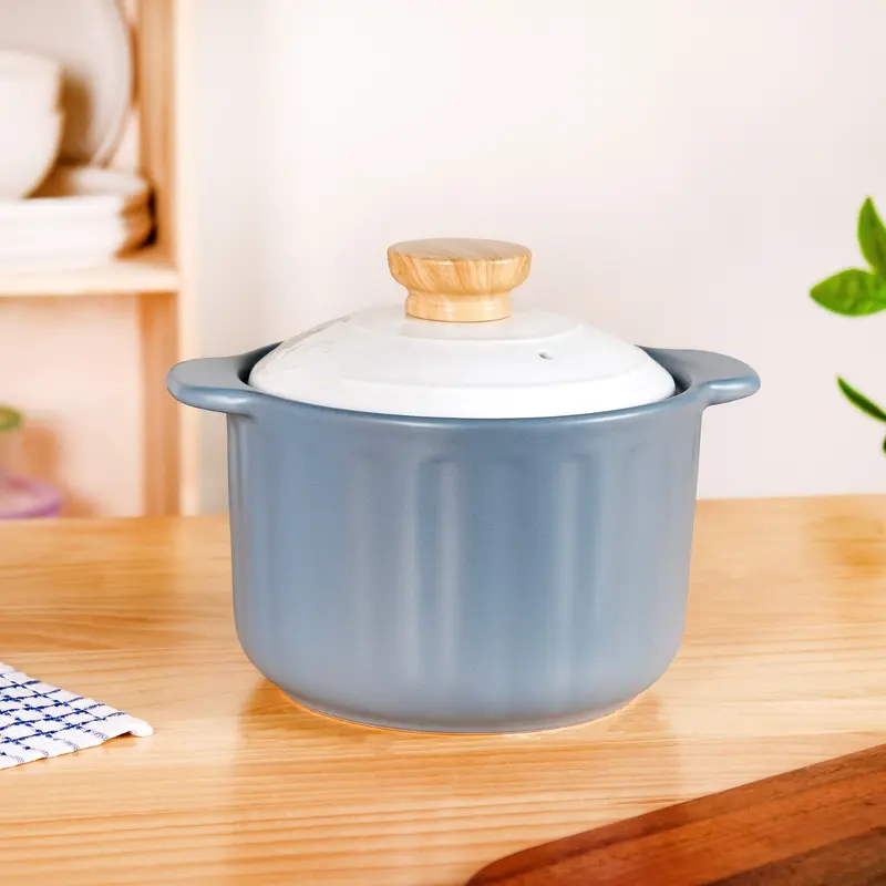 Homebrew 3.7L Ceramic Stock Pot For Broths & Soups 1