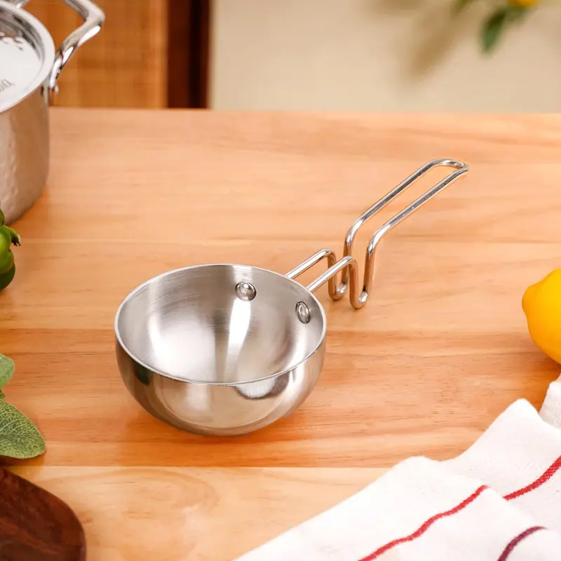 Induction-Safe Tri-Ply Tadka Pan – 540Ml 1