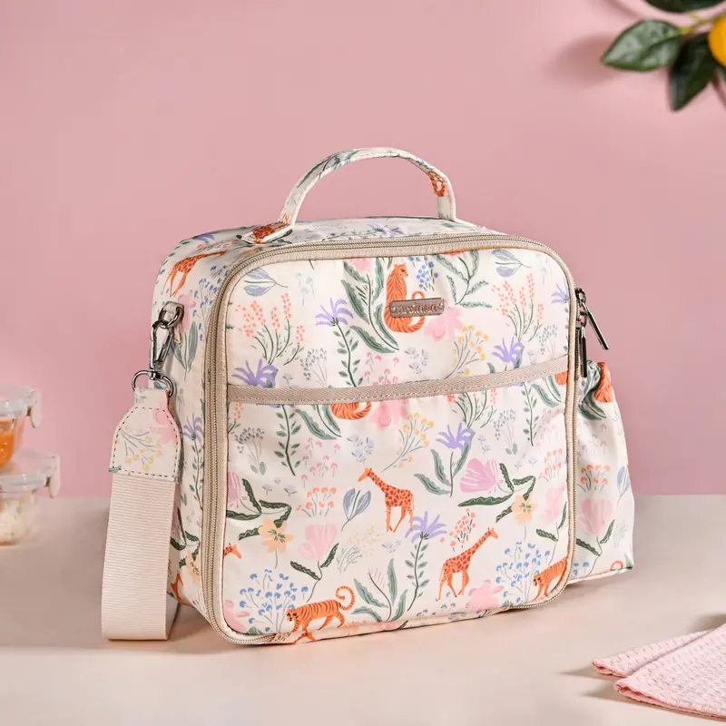 Jungle Safari-Themed Leakproof Insulated Lunch Bag 1