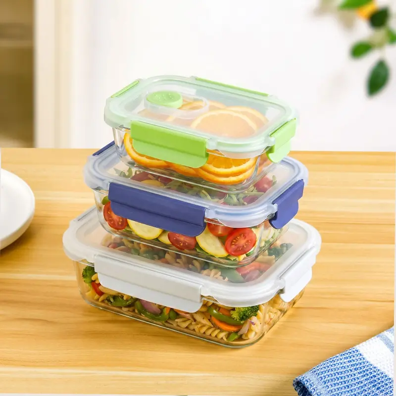 Kaleido Ventilated Food Storage Containers – 3-Piece Set (370Ml To 1000Ml) 1