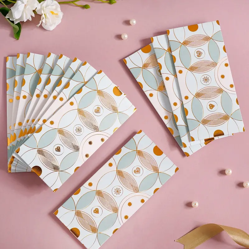 Light Blue Premium Gifting Envelopes For Cash (12 Pcs) 1
