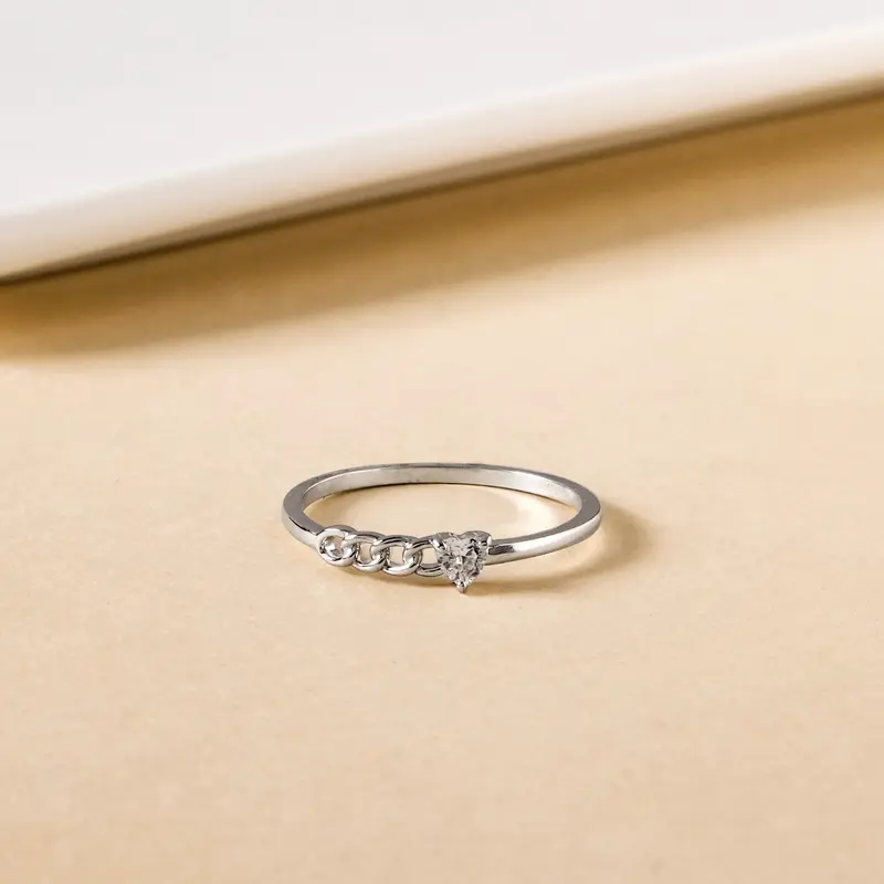 Linked By Love Sterling Silver Interlocking Ring 1