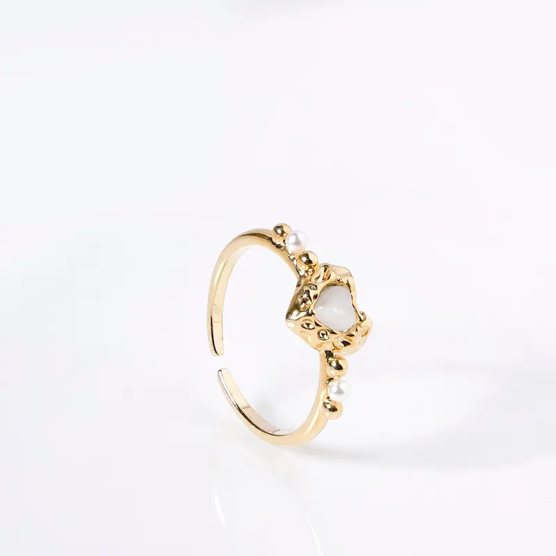 Love And Light Symbolic Gold Ring 1